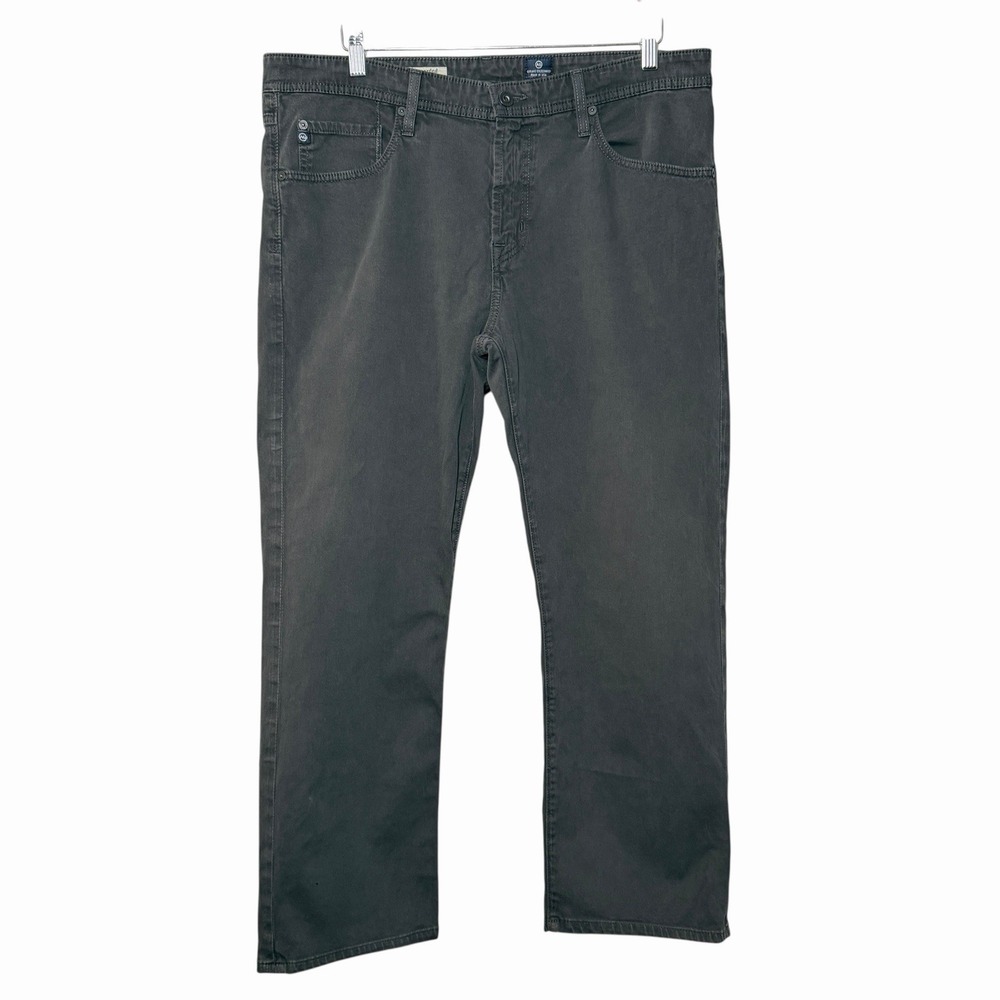AG Adriano Goldschmied Mens Protege Jeans 36 Gray Straight Leg USA Minimalist
